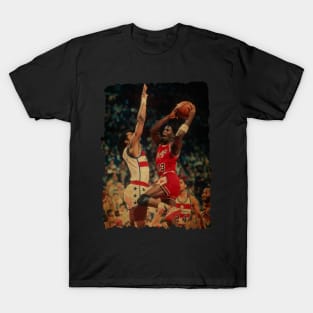Michael Jordan vs Washington Bullets, 1985 Vintage T-Shirt